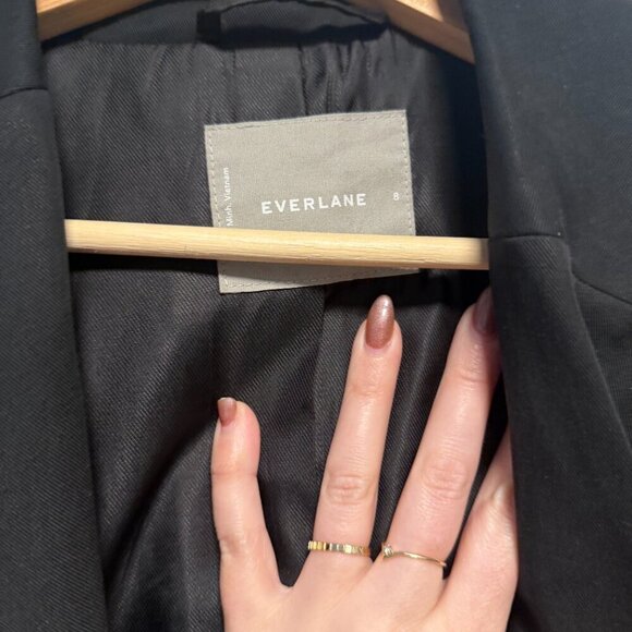 Everlane The ’80s Blazer Black 8 - Picture 3 of 15